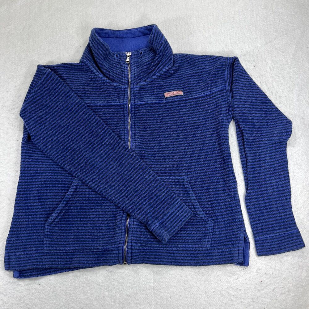 Vineyard Vines Martha’s Vineyard Women’s XS Full Zip Sweater Fleece Sweatshirt - Picture 1 of 11